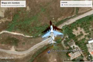 A-50 ruso llegando a Hmeymim - Siria