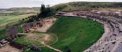 yacimientos de la ciudad romana de clunia (bu)