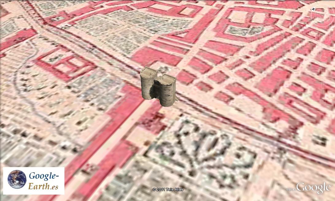 Las Torres de Quart en 3D - Cartografía Histórica de la Ciudad de Valencia