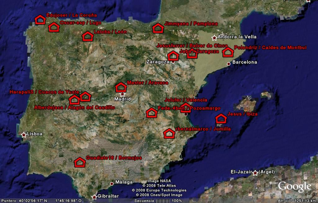 NUESTRAS UBICACIONES EN LA TIERRA