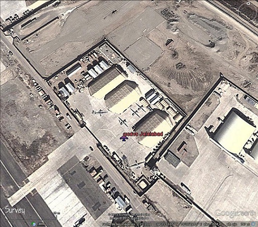 UCAV MQ-9 Reaper -Jalalabad- Afganistan 0 - UAV, Drones: Aviones no tripulados cazados con Google Earth