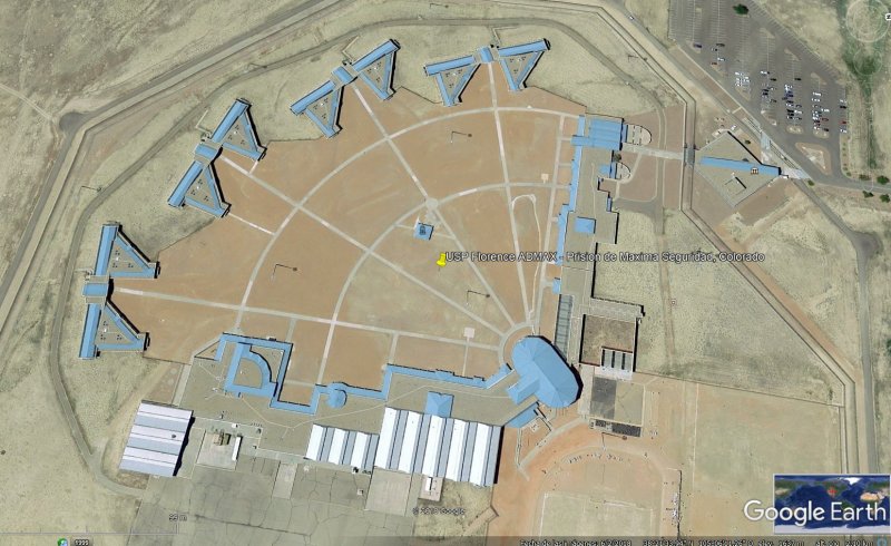 USP Florence ADMAX - Prisión de Máxima Seguridad, Colorado 0 - Centros Penitenciarios: Cárceles, Prisiones y Presidios