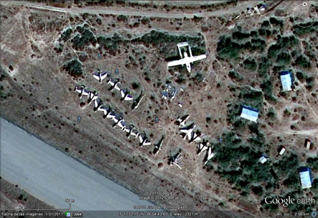 Vertedero de aviones militares - Asmara - Eritrea 1 - Museo de las FFAA de Sri Lanka 🗺️ Foro Belico y Militar