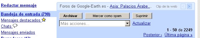 Donde estan los RSS en Gmail? - Foro Noticias de Google Earth