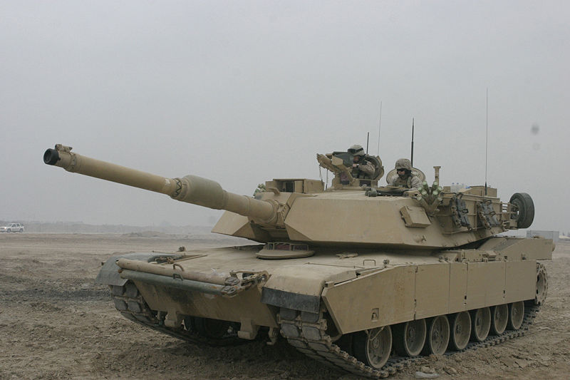 Fort Hood -lugar de pruebas Tanque Abrams 0