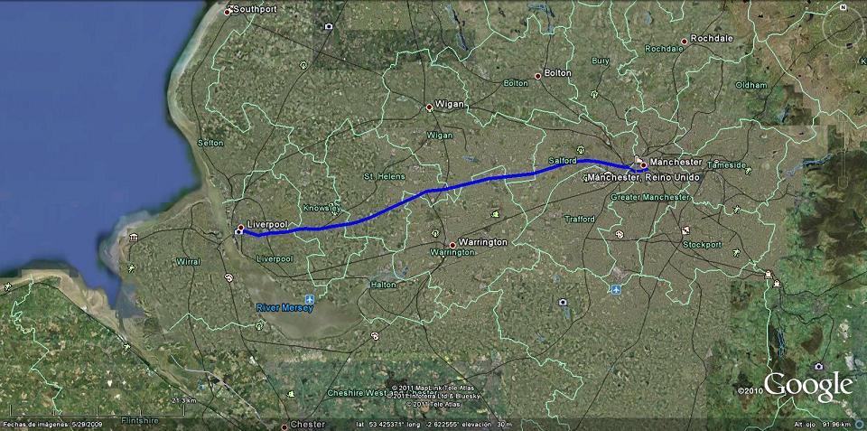 15-09-1830 se inagura la línea de tren LIBERPOOL-MANCHESTER 0 - 4 de septiembre de 1998, Fundación de GOOGLE 🗺️ Foro de Historia