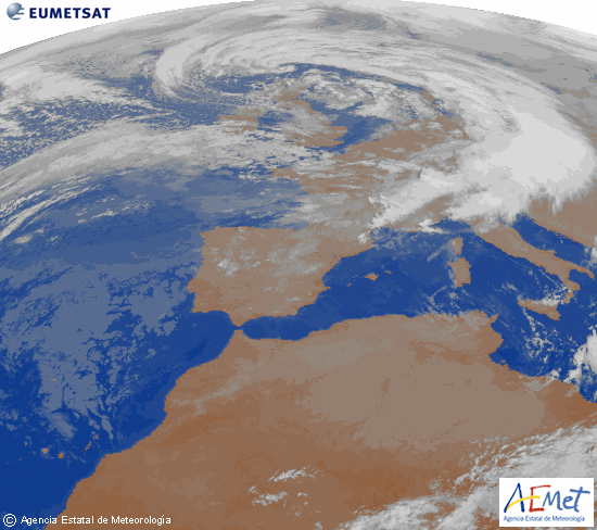 Imagen de EUMETSAT publicada por en AEMET. - Errores en capa de Nubes  congeladas  o desactualizada 🗺️ Foro Comunidad Google Earth