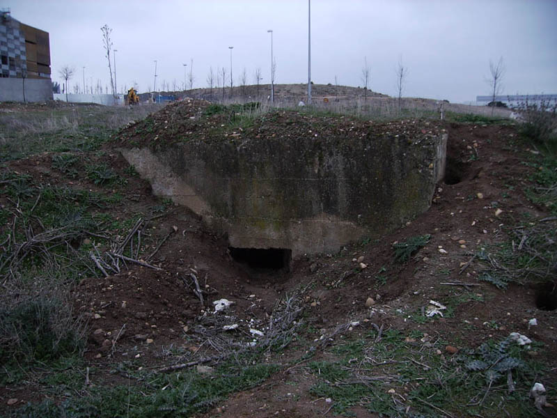 Fortin 2º acceso - Defensas de Madrid en la Guerra Civil