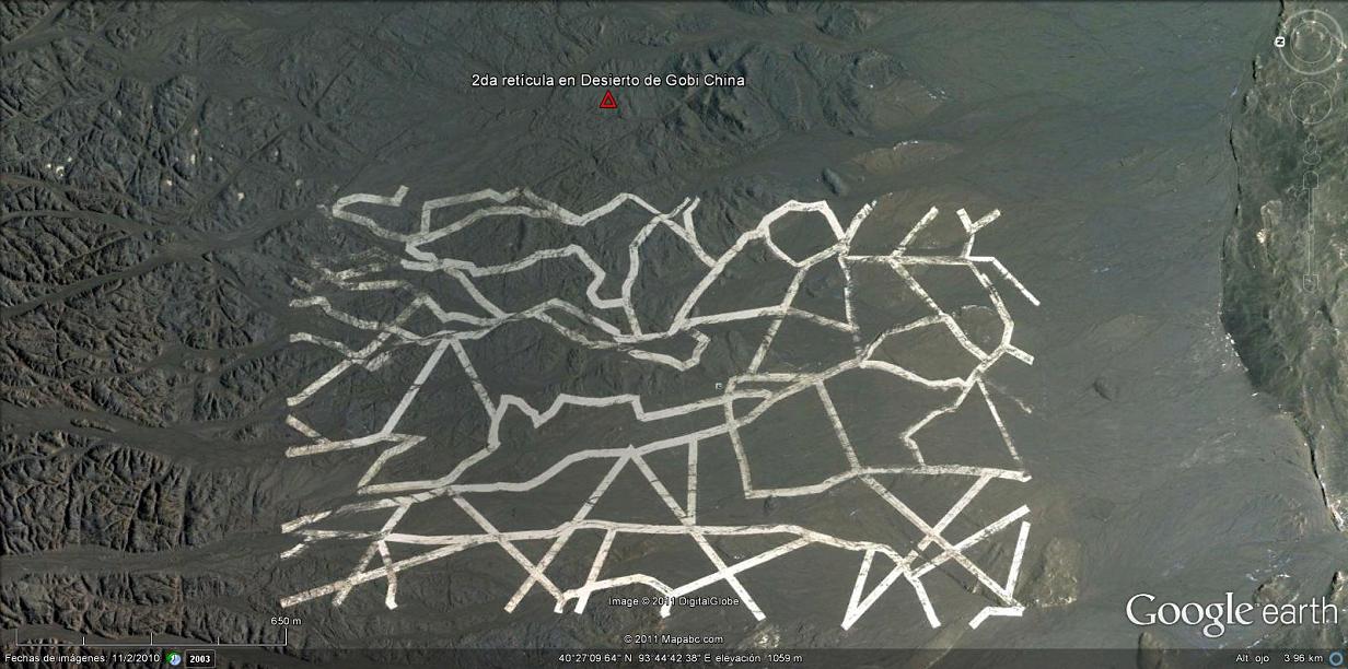 2da. reticula rectagular en el Gobi - China 0 - Desierto de Gobi un blanco circular con pertrechos?? 🗺️ Foro Belico y Militar