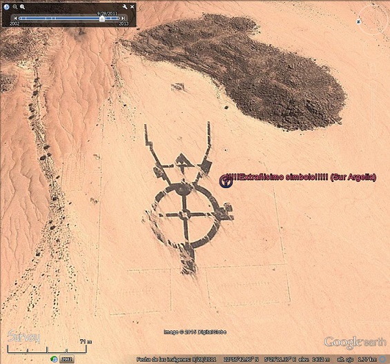 Simbolo gigante sur de Argelia 0 - Una Isla a Tiempo -imagen gigante- Munich 🗺️ Foro General de Google Earth