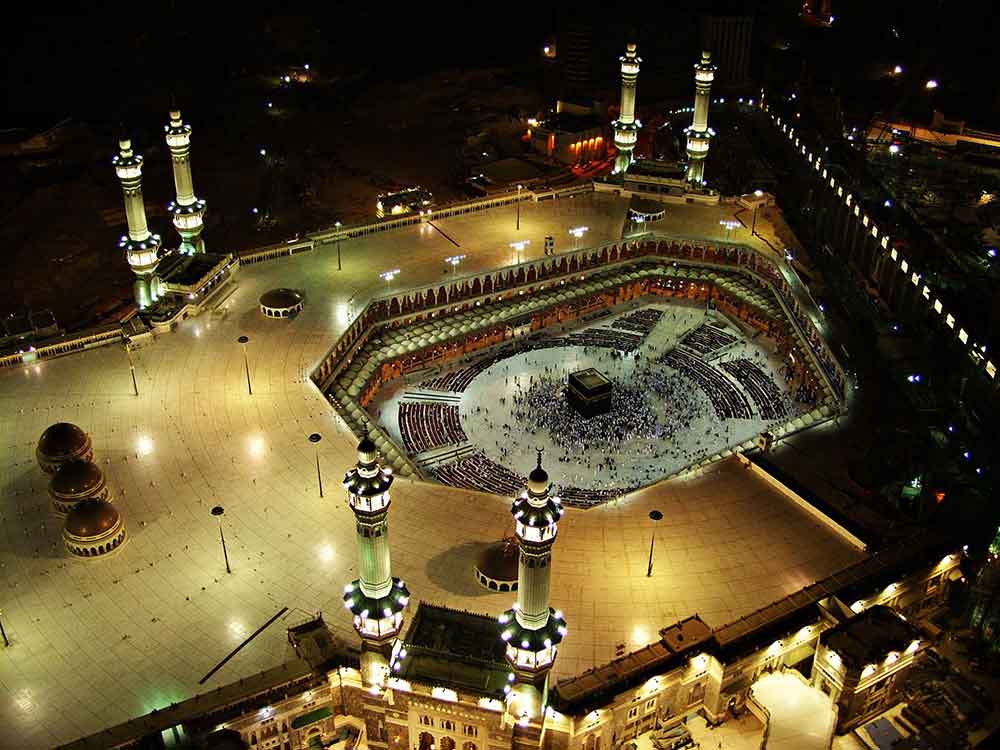 Mezquita Masjid Al-Haram, La Meca, Arabia Saudita 1 - Las Enclaves Arquitectónicas más Importantes del Islám