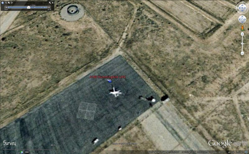 A160 Hummingbird UAV/drone, California 1 - UAV, Drones: Aviones no tripulados cazados con Google Earth