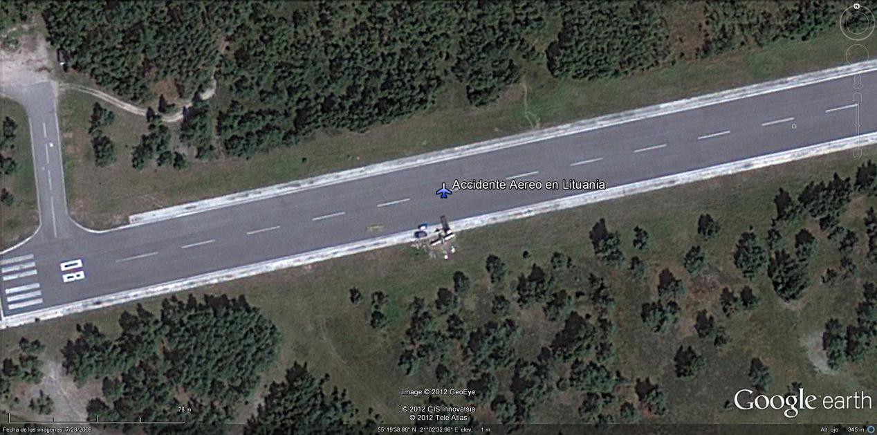 Avion Accidentado en Lituania cerca de Localidad Nida 0