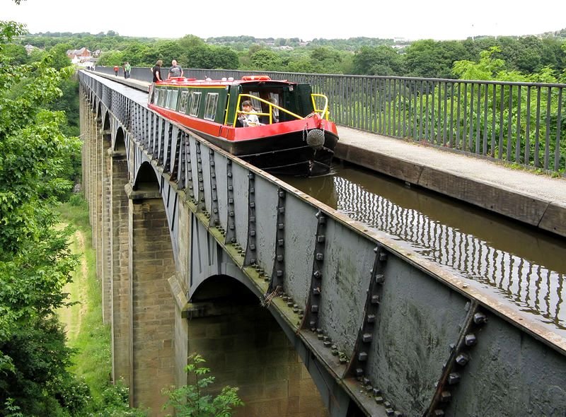 Acueducto Navegable de Pontcysyllte, Wrexham (Gales) 1 - Puente Canal Acuífero o Acueducto Navegable