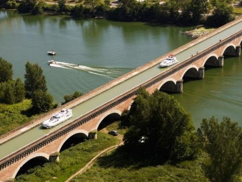 Acueducto Navegable de Agen, Agen (Francia) 1 - Puente Canal Acuífero o Acueducto Navegable