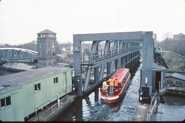 Acueducto Navegable de Barton Swing, Manchester (Inglaterra) 1 - Puente Canal Acuífero o Acueducto Navegable