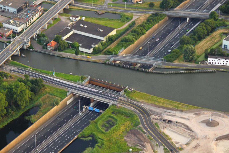 Acueducto Navegable de Gouwe, Waddinxveen (Holanda) 0 - Puente Canal Acuífero o Acueducto Navegable