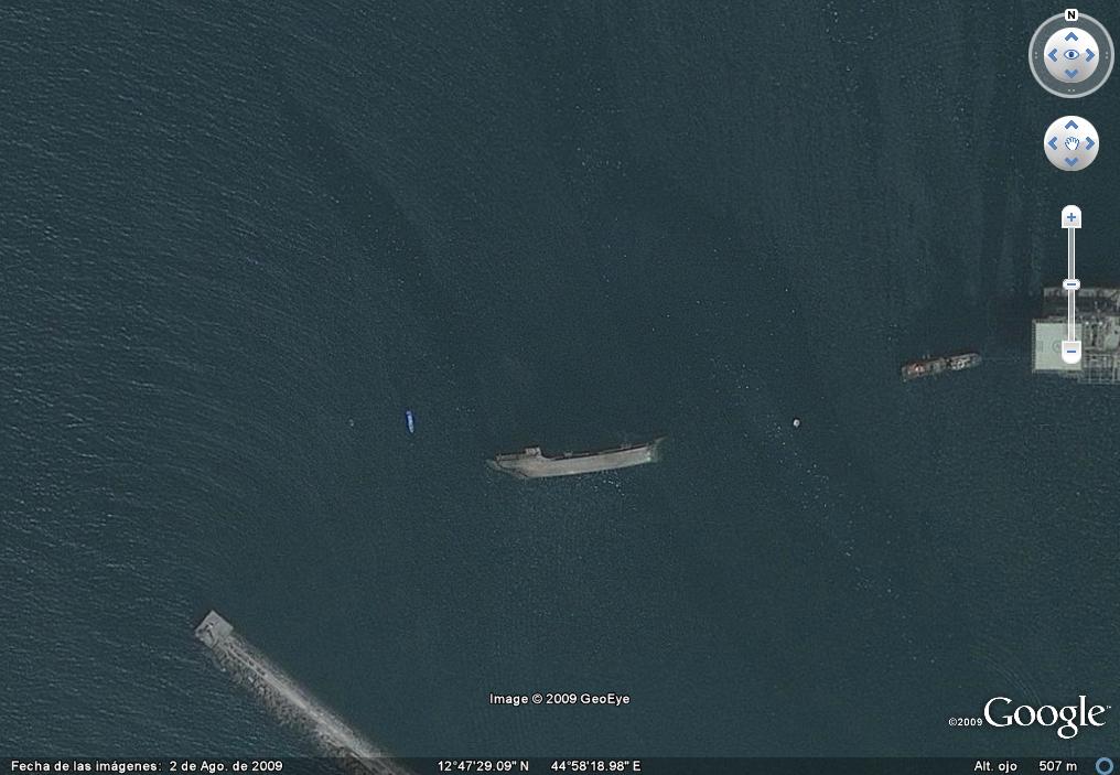 Crucero Vizcaya, hundido en 1898 en Santiago de Cuba 🗺️ Foro General de Google Earth 1