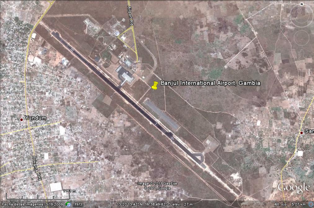 Aeropuerto de Banjul - Gambia - Aeropuertos del Mundo