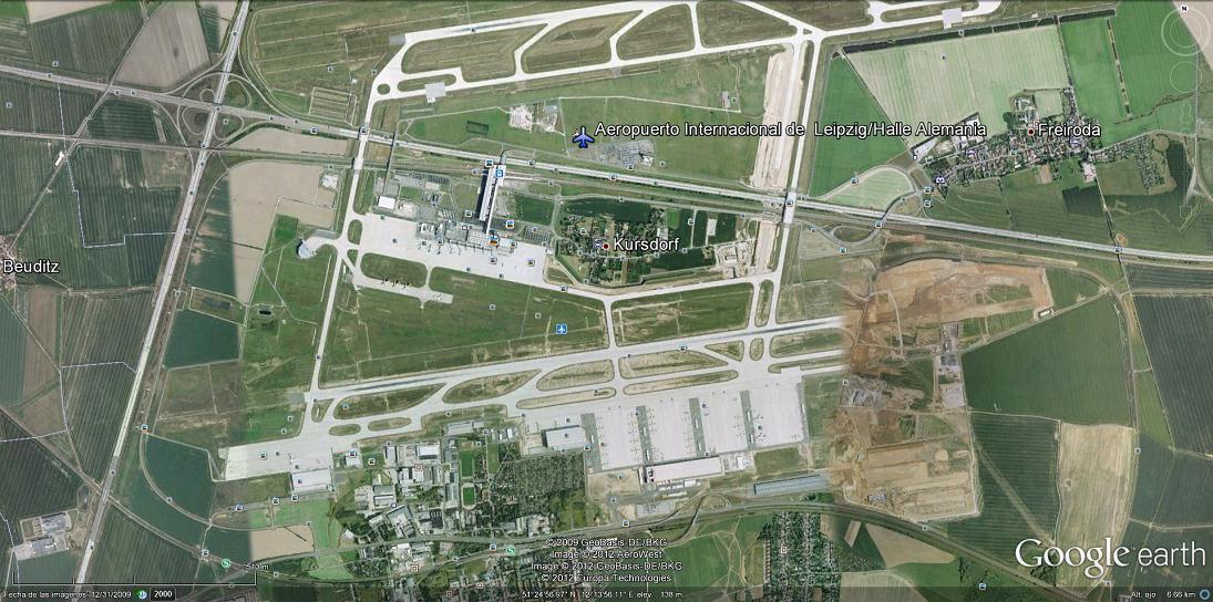Peligroso Aeropuerto Internacional en LeipzigHalle Alemania 0