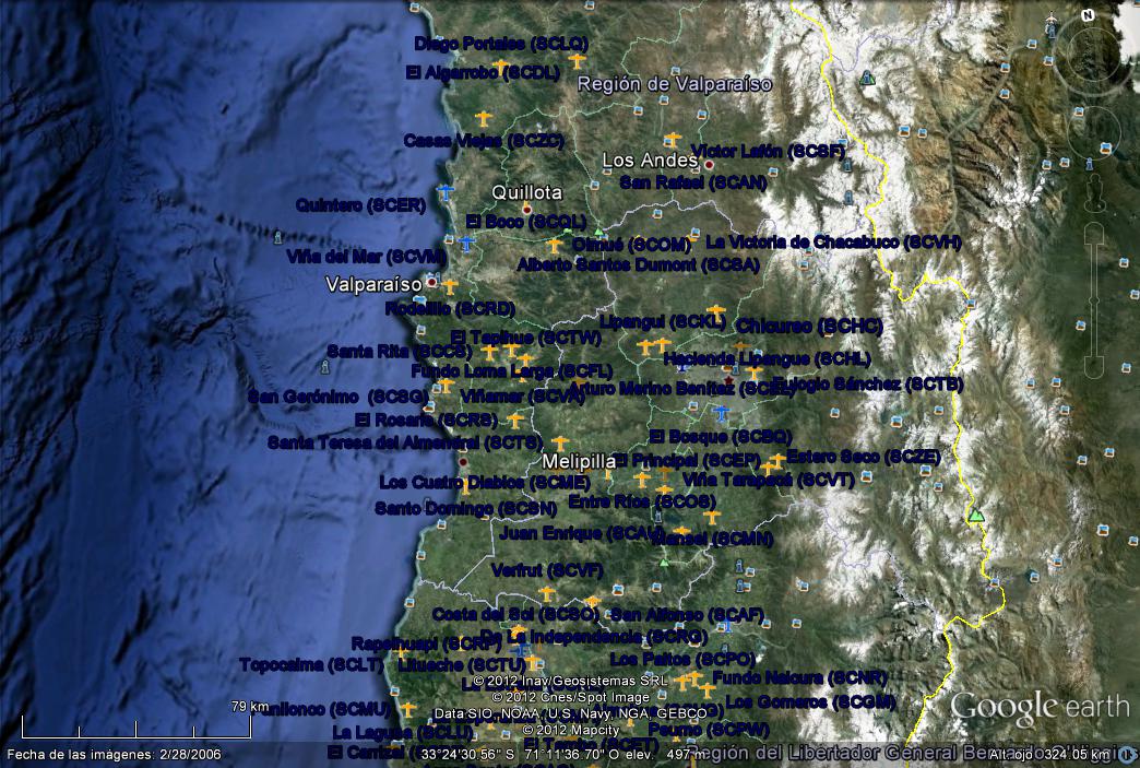 Red de Aeropuertos de Chile 🗺️ Foro América del Sur y Centroamérica