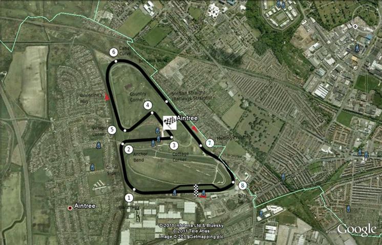 Circuito de Formula 1 de Aintree -Gran Premio Reino Unido 0