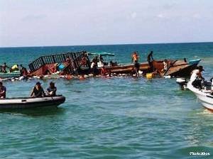 Al-Baraqua II hundido en el Golfo de Tadjoura, Djibouti 1 - Barco Hundido - Mauricio 🗺️ Foro General de Google Earth