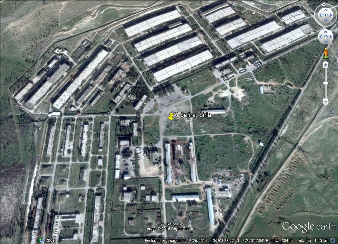 Fabrica quimico-militar de Al Safira 1 - Guerra Civil de Siria