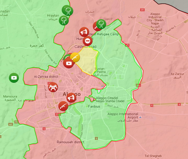 Alepo rodeada por el ejército sirio 0 - Parte de Guerra de Siria: 12-02-2016, la toma de Tall Rifat 🗺️ Foro Belico y Militar