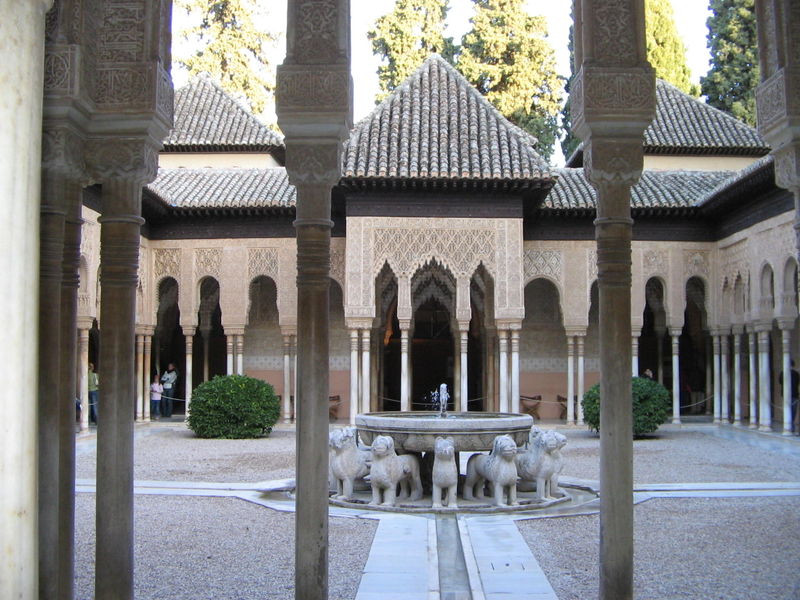 Fuente de los Leones - Alhambra de Granada 0 - Fuentes famosas 🗺️ Foro General de Google Earth