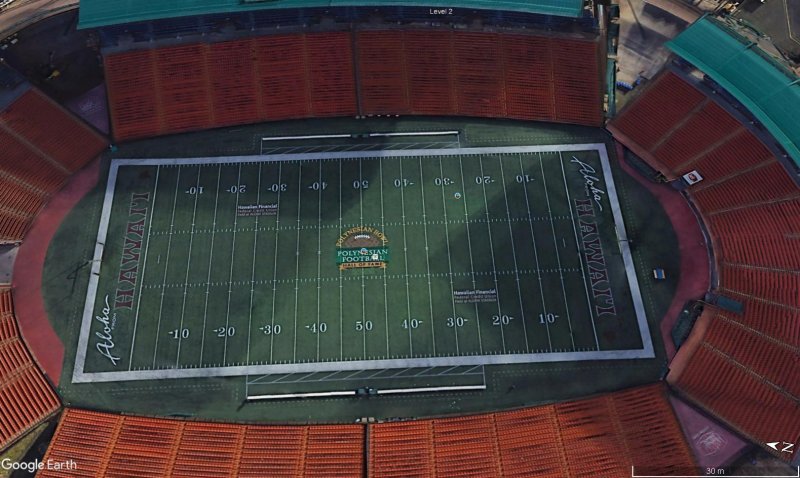 Aloha Stadium - Honolulu, Hawaii, USA 1 - Campo de los Dolphins Palisades, California, USA 🗺️ Foro General de Google Earth