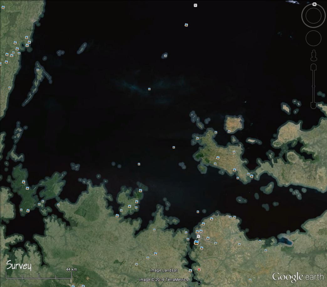 Isla del Indico con un arbol pintado dentro 🗺️ Foro General de Google Earth