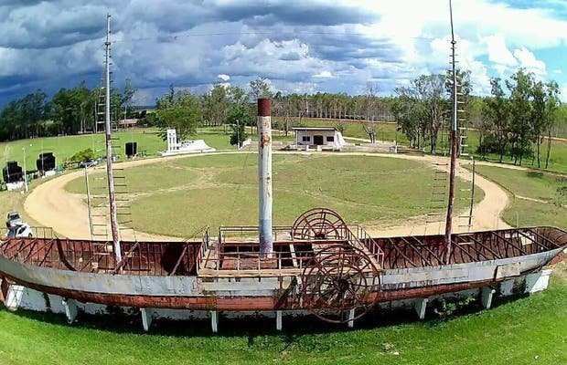 Anhambaí Paddle Steamer (Brasil-Paraguay) 0 - Barcos Rueda de Paleta o Vapor de ruedas