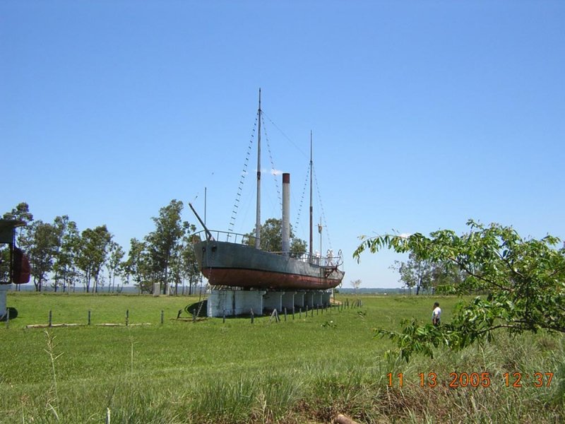 Anhambaí Paddle Steamer (Brasil-Paraguay) 2 - Barcos Rueda de Paleta o Vapor de ruedas