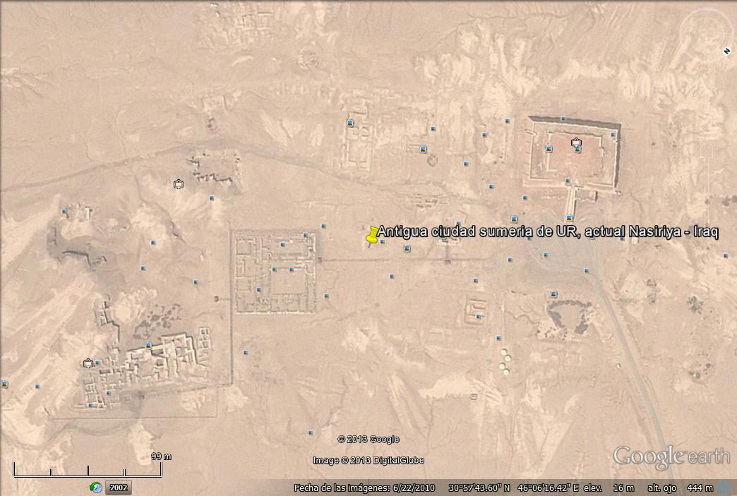 Antigua ciudad sumeria de UR, actual Nasiriya - Iraq 1 - Concurso de Geolocalización con Google Earth