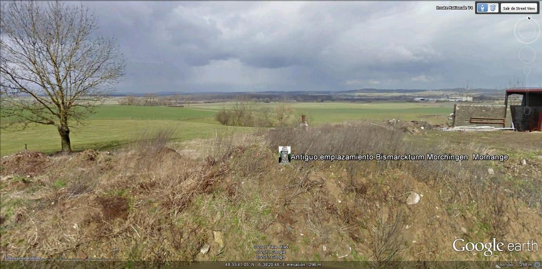 Primer Columna Bismarck en Francia Imagenes Street View y GE 0 - La Torre de Bismarck en Krakow am See 🗺️ Foro de Historia