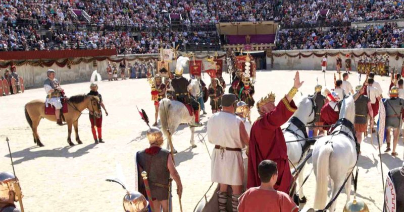 Las Arenas de Nimes, Grandes Juegos Romanos - Francia 2