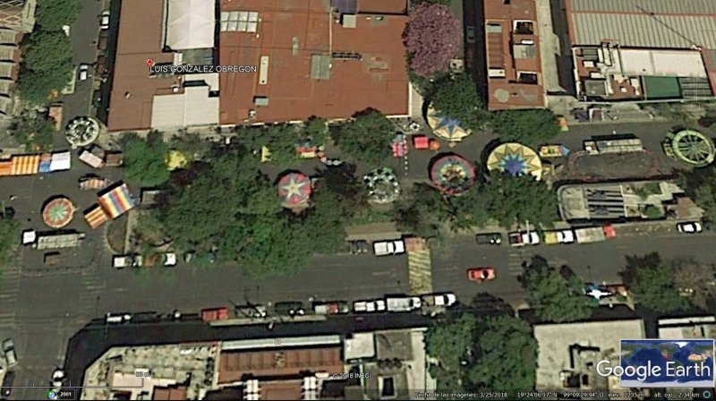 Atracciones de Feria en Mexico DF 1 - Globo, castillo hinchable y escenario - Bristol -UK 🗺️ Foro General de Google Earth