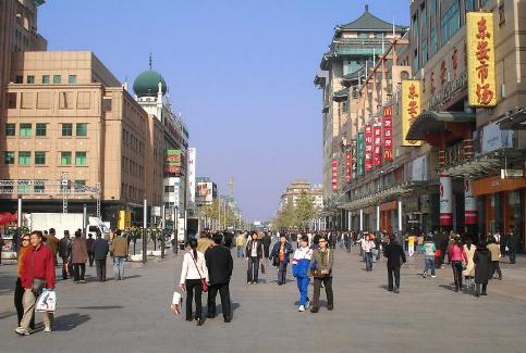 Avenida Wangfujing, Beijing, China 1