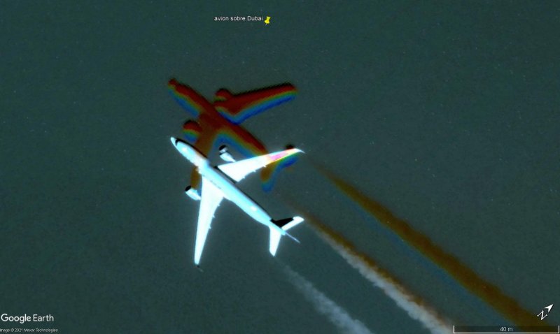 Avión con estelas en Dubai 0 - En vuelo rasante en Yerevan, Armenia 🗺️ Foro General de Google Earth