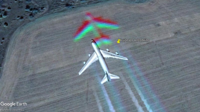 Avión en Anoshkino, Óblast de Vorónezh, Rusia 1 - Avión volando cerca de Frankfurt 🗺️ Foro General de Google Earth