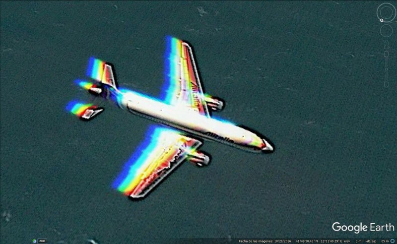Avión Fantasma de Alitalia 1