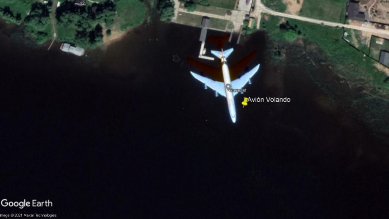 Volando en las cercanía de Vitenevo Витенево, Rusia 0 - Avión despegando de Krasnodar, Rusia 🗺️ Foro General de Google Earth