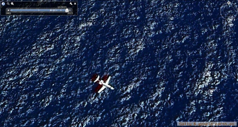 Avión Volando cerca de Seychelles Int. Airport 1