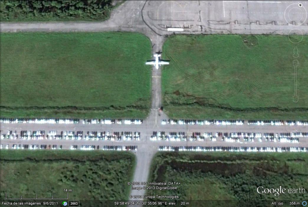 Avion a ninguna parte - Rusia 1 - Aparcando el avion en casa 🗺️ Foro General de Google Earth