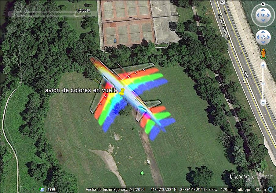 avion volando efecto colores 0 - Aviones Fantasma 🗺️ Foro General de Google Earth