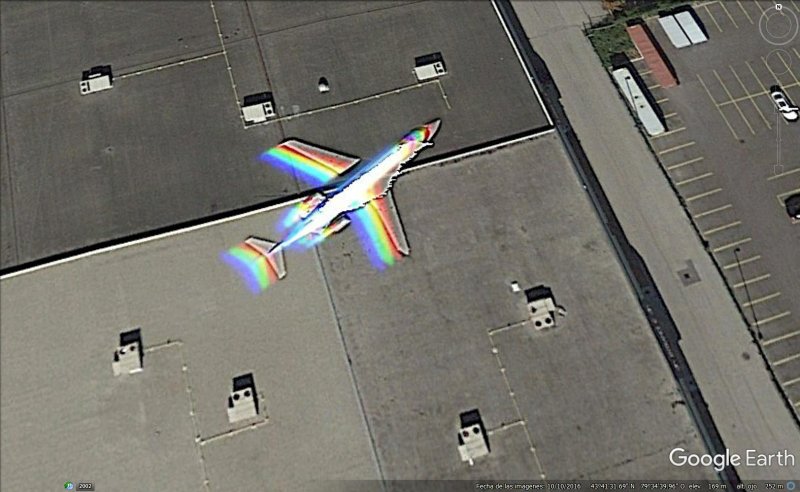 Avion fantasma Toronto, Canada 1 - Sombra sin avión en Heathrow - Londres 🗺️ Foro General de Google Earth