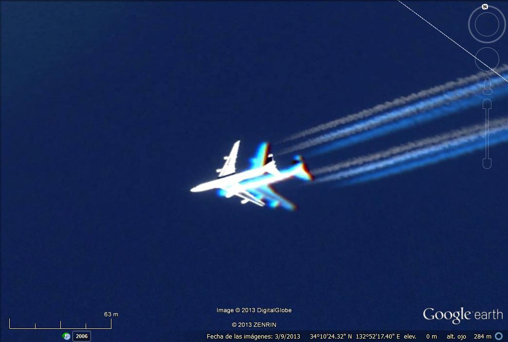Avion volando sobre Japon 1 - Grupo de aviones despegando de Tegel - Berlin 🗺️ Foro General de Google Earth
