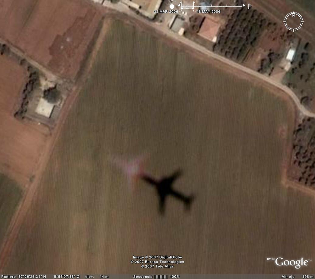 avion sobre el Gordillo - Sevilla - Avion aterrizando 🗺️ Foro General de Google Earth