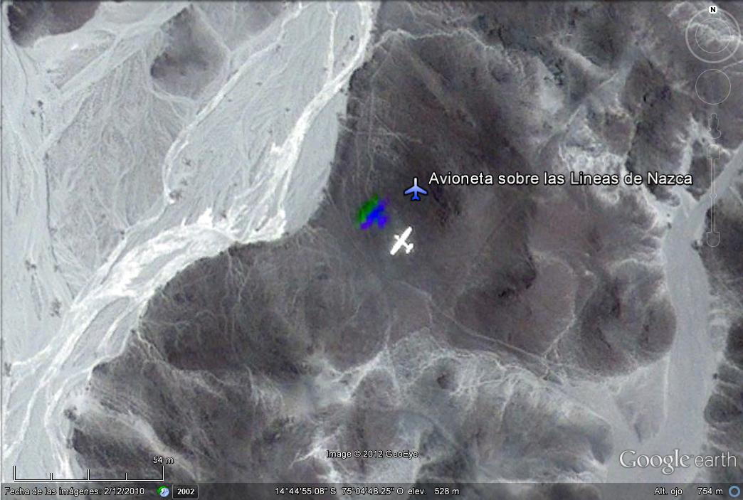 Avioneta volando sobre Las Lineas de Nasca 1 - Aviones Fantasma 🗺️ Foro General de Google Earth